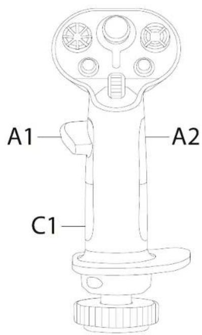 THRUSTMASTER Sol-R 1 Flightstick - Obsah balenia - 1