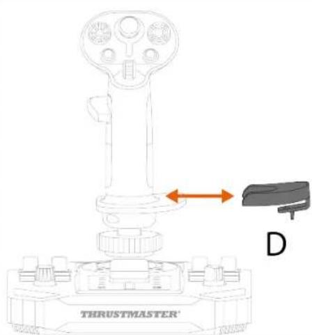 THRUSTMASTER Sol-R 1 Flightstick - Höhenadapter - 2