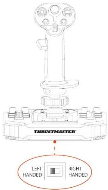 THRUSTMASTER Sol-R 1 Flightstick - Режим под правую или левую руку - 4