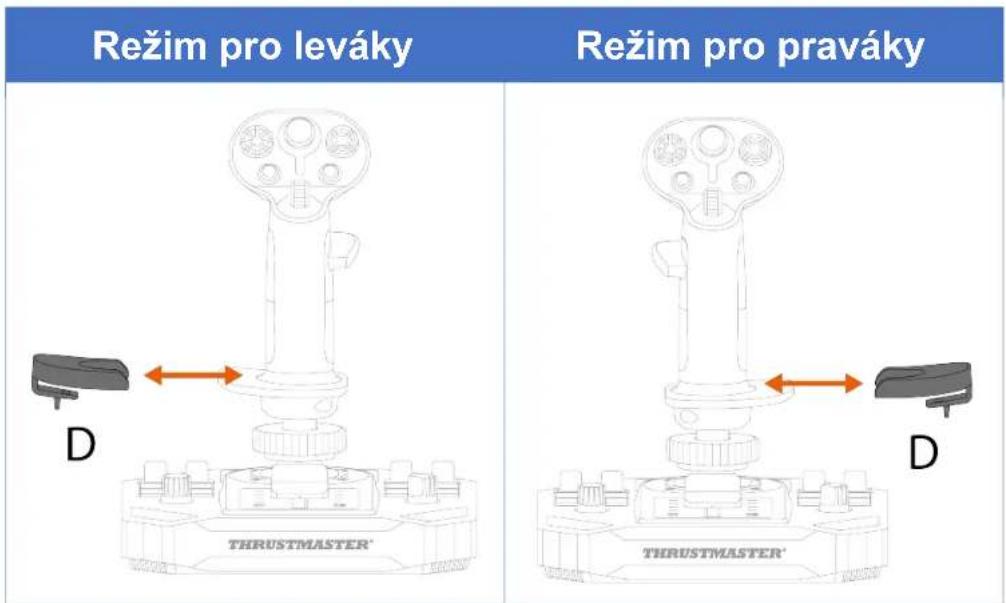 THRUSTMASTER Sol-R 1 Flightstick - Režim pro praváky nebo leváky - 25