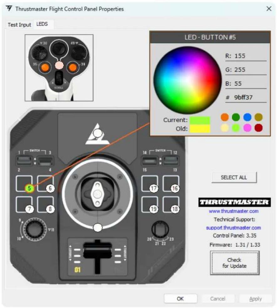 THRUSTMASTER Sol-R 1 Flightstick - Aanpasbare LED's - 1