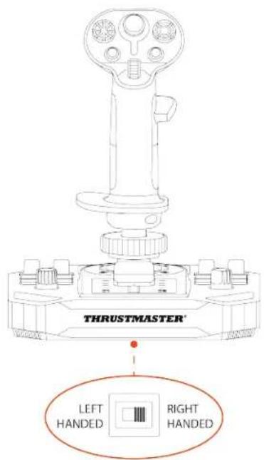 THRUSTMASTER Sol-R 1 Flightstick - Режим под правую или левую руку - 14