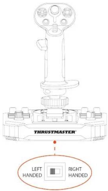 THRUSTMASTER Sol-R 1 Flightstick - 右利手或左利手模式 - 4