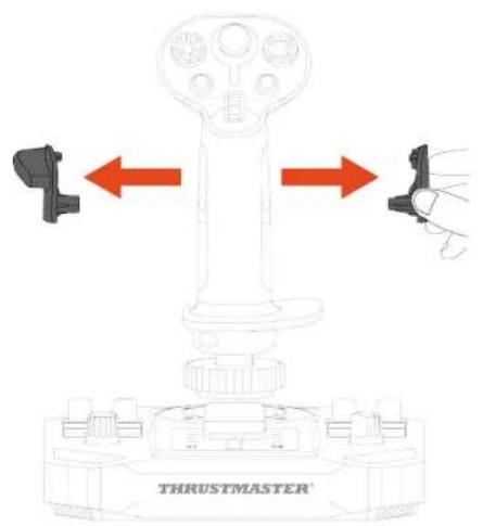 THRUSTMASTER Sol-R 1 Flightstick - 右利手或左利手模式 - 6