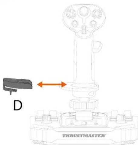 THRUSTMASTER Sol-R 1 Flightstick - Height adapter - 3