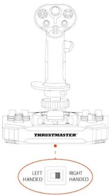 THRUSTMASTER Sol-R 1 Flightstick - Režim pre pravákov alebo Režim pre l'avákov - 10