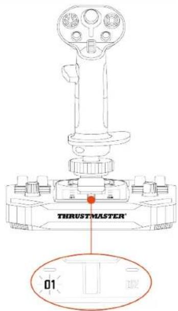 THRUSTMASTER Sol-R 1 Flightstick - 右利手或左利手模式 - 2