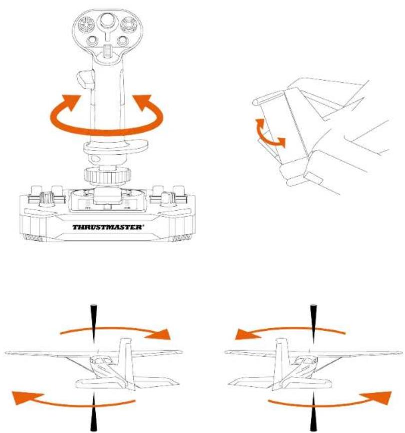 THRUSTMASTER Sol-R 1 Flightstick - Dümen fonksiyonu - 1