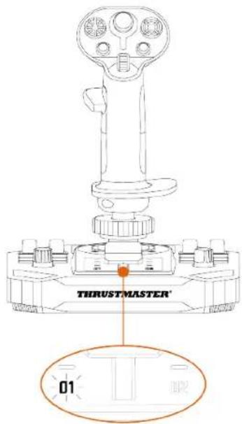 THRUSTMASTER Sol-R 1 Flightstick - Jobb- vagy balkezes mód - 2