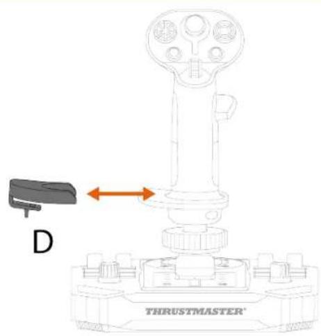 THRUSTMASTER Sol-R 1 Flightstick - Rechtshänder- oder Linkshänder-Modus - 25