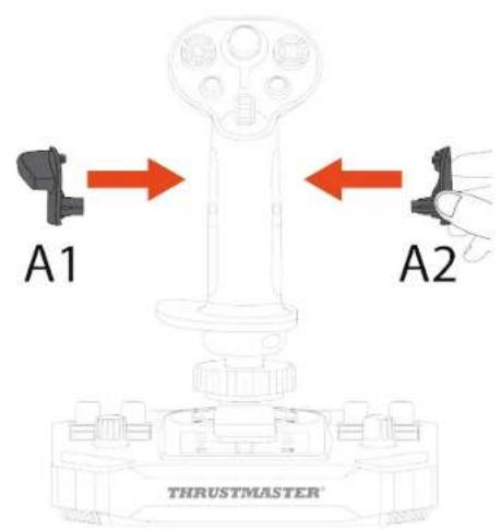 THRUSTMASTER Sol-R 1 Flightstick - 右利きモードまたは左利きモード - 16