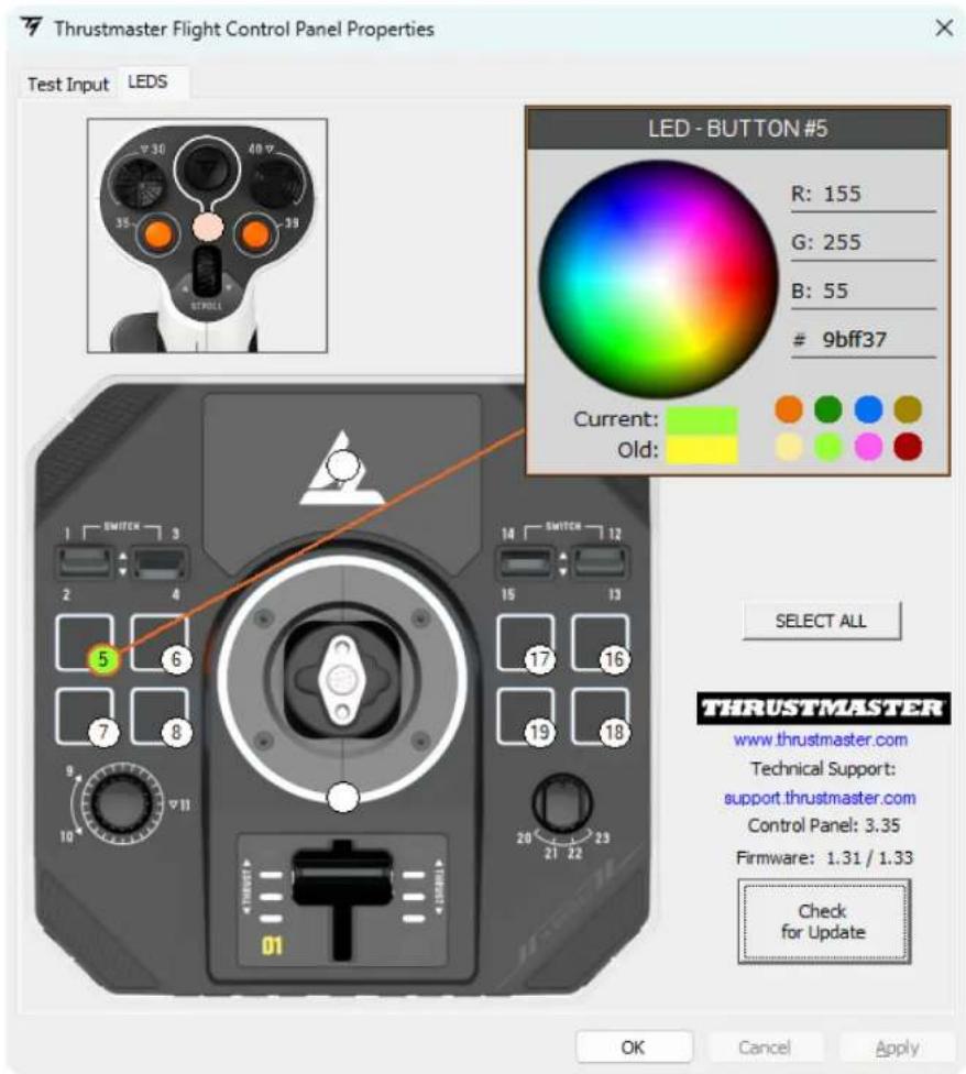 THRUSTMASTER Sol-R 1 Flightstick - LEDs personnalisables - 1