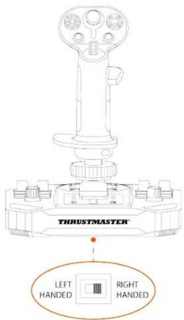 THRUSTMASTER Sol-R 1 Flightstick - Režim pro praváky nebo leváky - 14