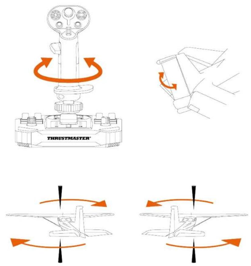 THRUSTMASTER Sol-R 1 Flightstick - Ruderfunktion - 1