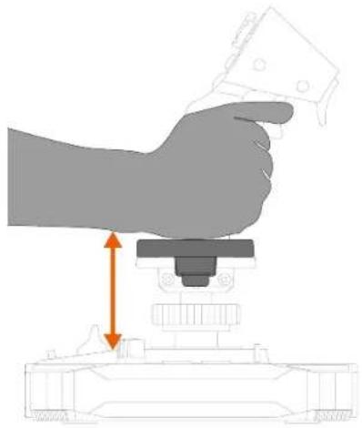 THRUSTMASTER Sol-R 1 Flightstick - Magasság adapter - 1