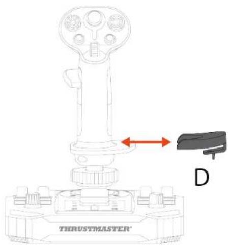 THRUSTMASTER Sol-R 1 Flightstick - Korkeussovitin - 2