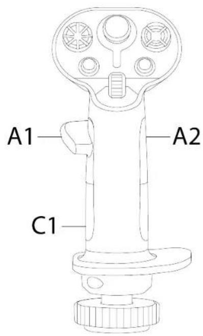 THRUSTMASTER Sol-R 1 Flightstick - 包裝清單 - 1