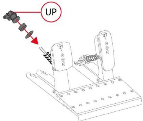THRUSTMASTER Raceline Pedals LTE - Alterar a resistência do pedal do travão - 14