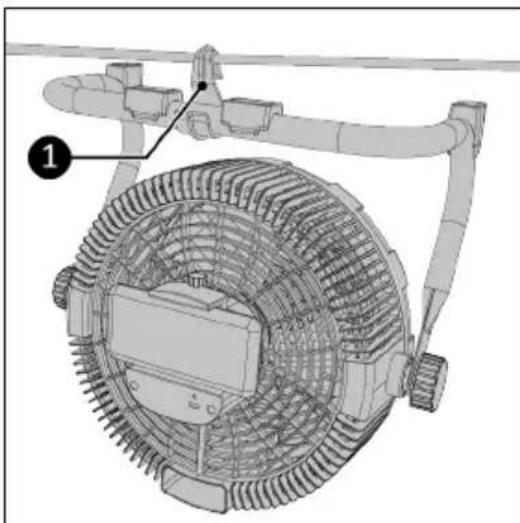 Eurom Airflow LED Cordless - Hanging the device on the ceiling - 1