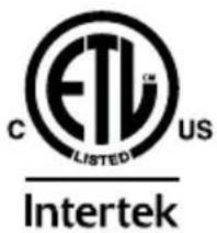 C ETL LISTED US Intertek