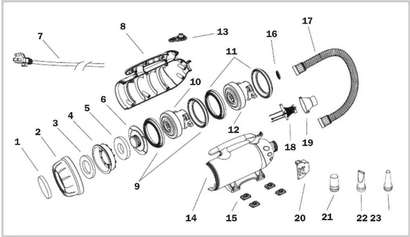 XPower B-4 - Items Included - 6