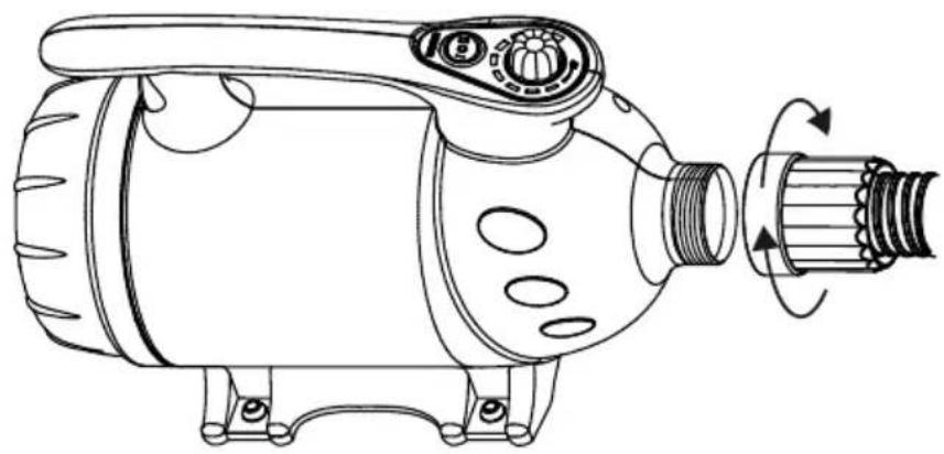XPower B-4 - Hose Installation - 1