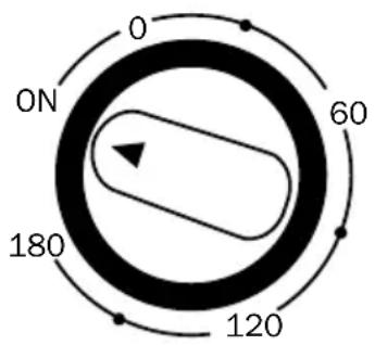 ON 0 60 180 120