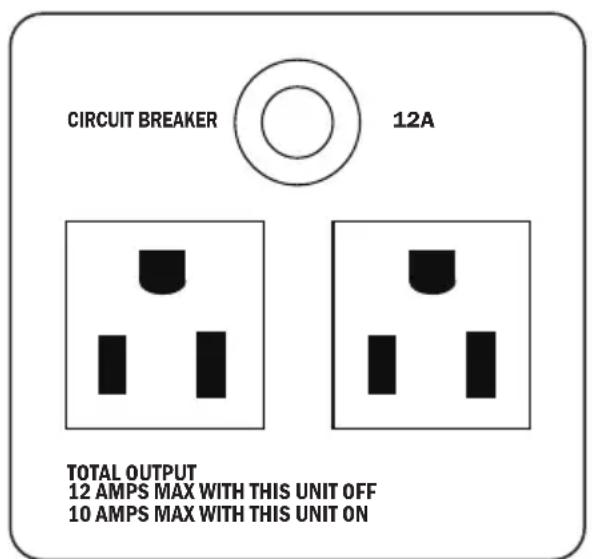 XPower FC-300A - Réceptacle électrique supplémentaire\* - 1