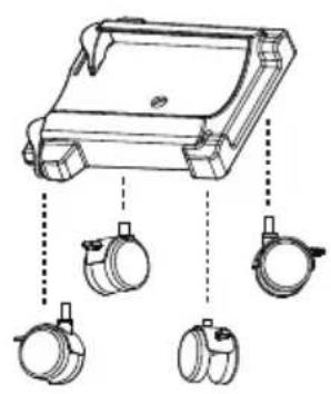 XPower A-12 - Dolly Installation (For Model A-12 / A-16) - 1