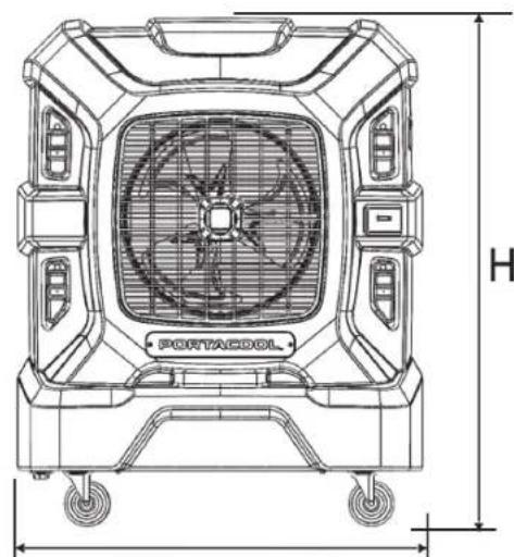 Portacool Apex PACA07001A1 - VUE D'ENSEMBLE - 2