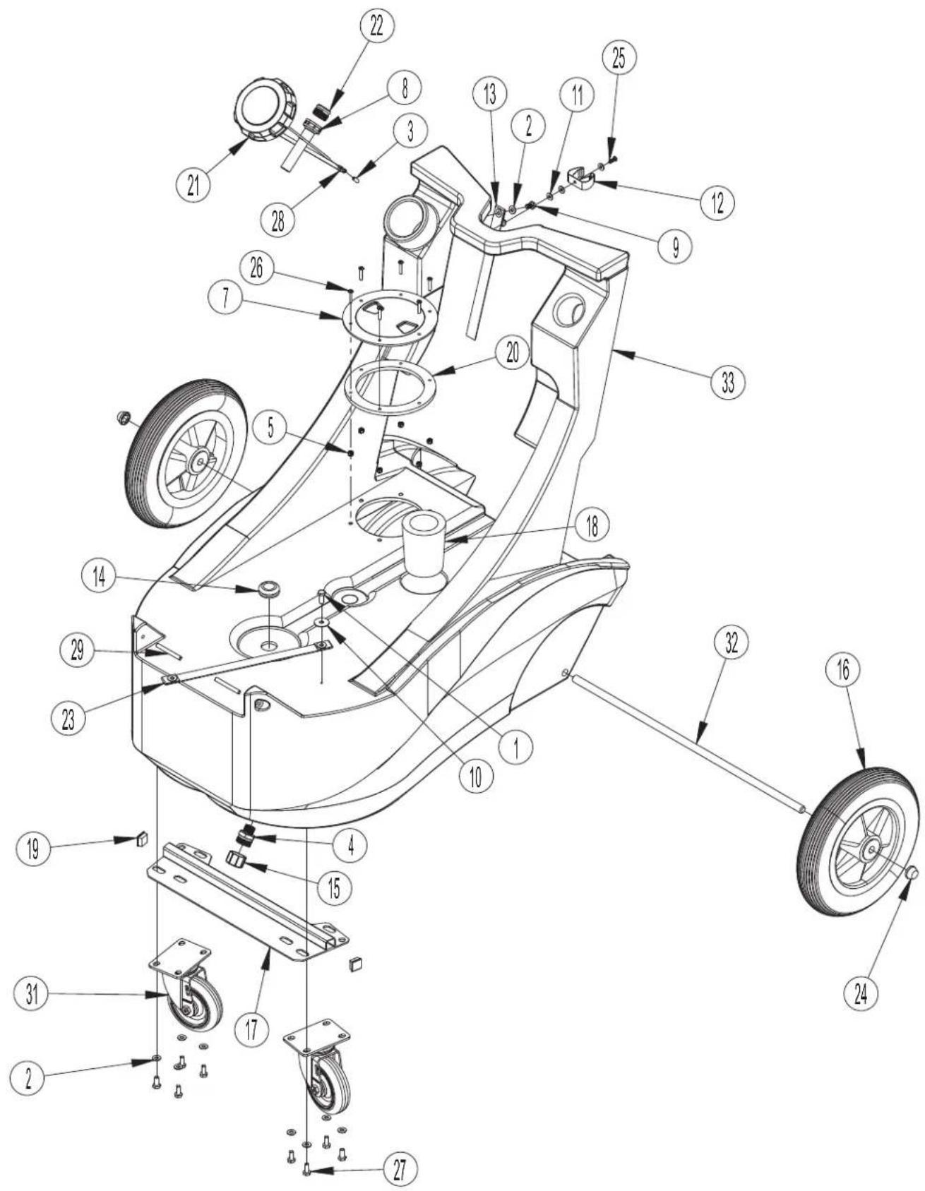 Clarke TFC 400 - RÉAMORCER LA POMPE - 2