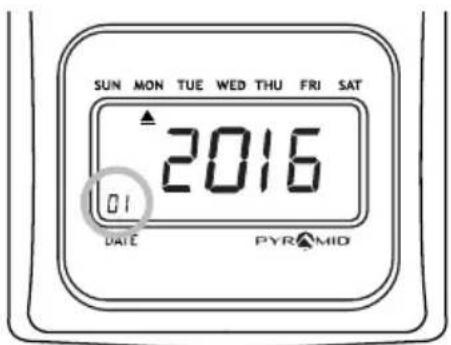Pyramid Time Systems 2500 - BUTTONS - 2