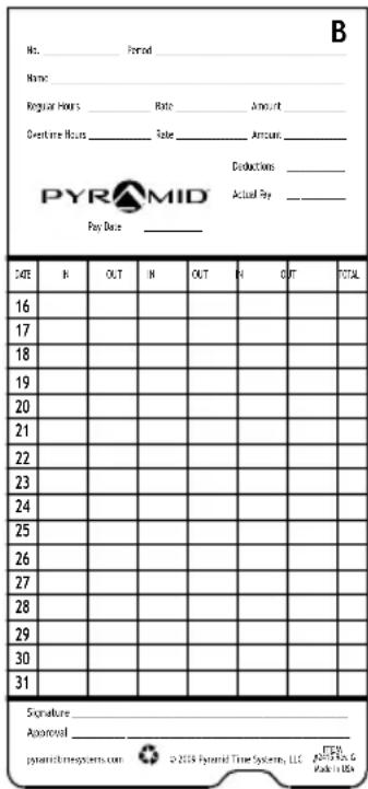 Pyramid Time Systems 2500 - 01-RÉGLER L'HEURE - 1