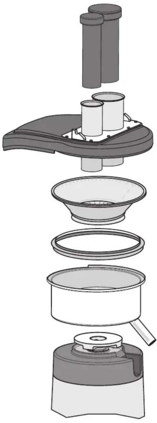 Ceado ES700 - Niemals unter einem Wasserstrahl reinigen und das Gerät ins Wasser tauchen. - 2