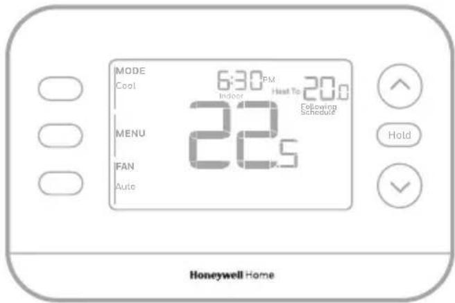 HONEYWELL RTH21B - Remplacement de la pièce d'accent - 1