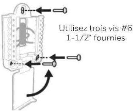 HONEYWELL RTH21B - Tirez doucement sur les fils pour vérifier qu'ils sont bien fixés. - 2