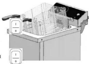 Vollrath CF2-1800DUAL - AVISO: Llenar excesivamente las cestas podría hacer que el aceite caliente se rebose. - 2
