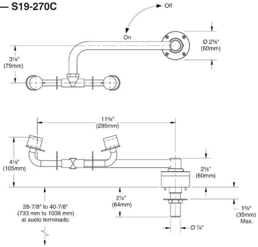 Bradley S19274E - Materiales necesarios: - 2