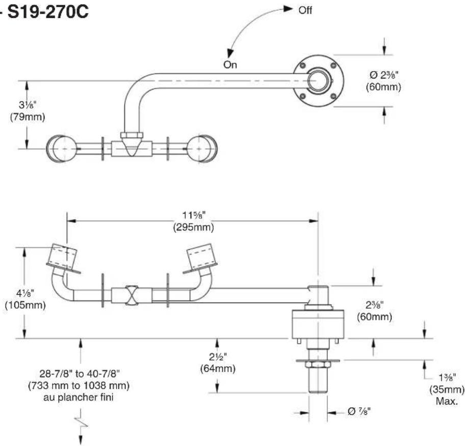 Bradley S19274E - Equipements nécessaires : - 2