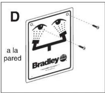 Bradley S19274E - Instalación — Lavador de ojos y rostro - 8
