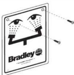 Bradley S19274E - Instalación — Lavador de ojos - 10