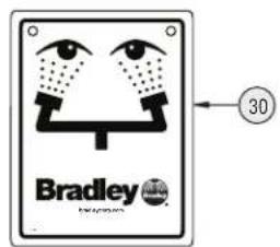 Bradley S19274E - Installation — Douche Oculaire - 2