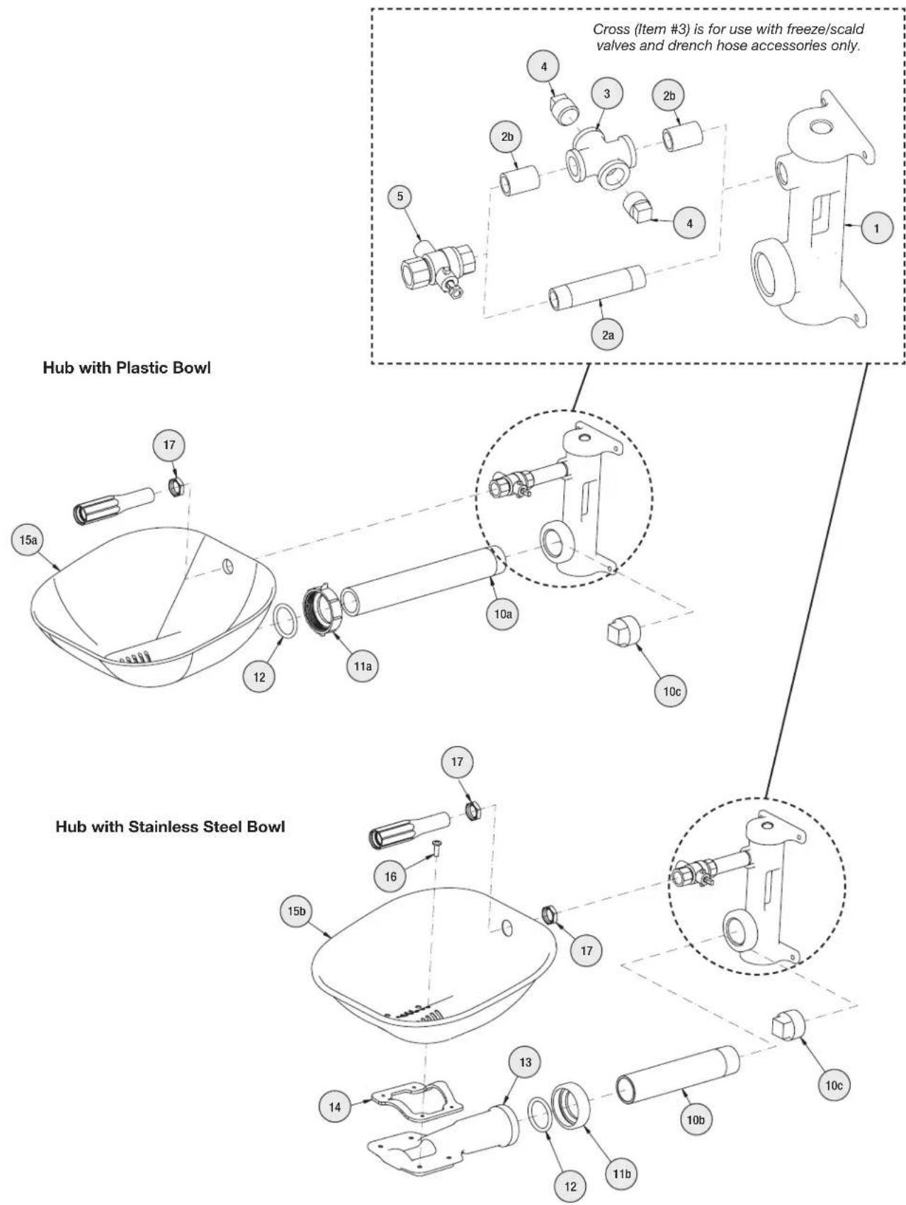 Bradley S19224EW - Install Eyewash - 3