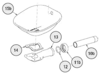 Bradley S19224EW - Service Parts List - Bowl and Hub - 3