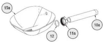 Bradley S19214FW - Assembly — Connect Base and Eyewash - 5