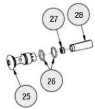Bradley S19214FW - Assembly — Connect Base and Eyewash - 9