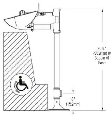Bradley S19214FW - Dimensions - 1