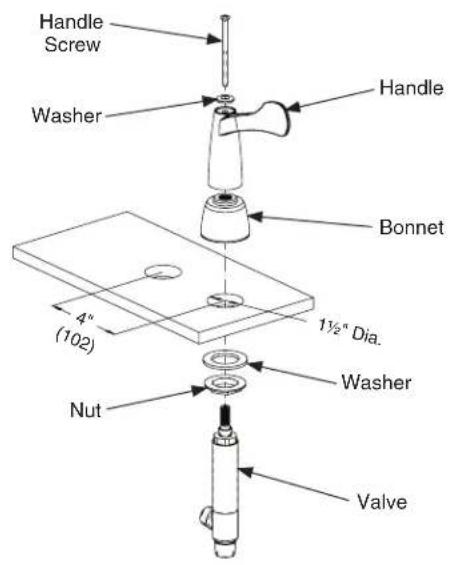 Bradley S19-500 - 2a Install Faucet Hoses (S19-500T & S19-505T) - 8