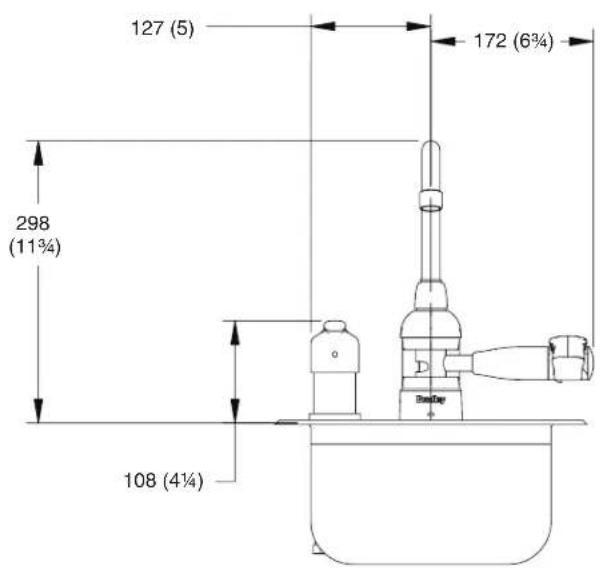 Bradley S19-500 - Dimensions – S19-500M et S19-505M - 1
