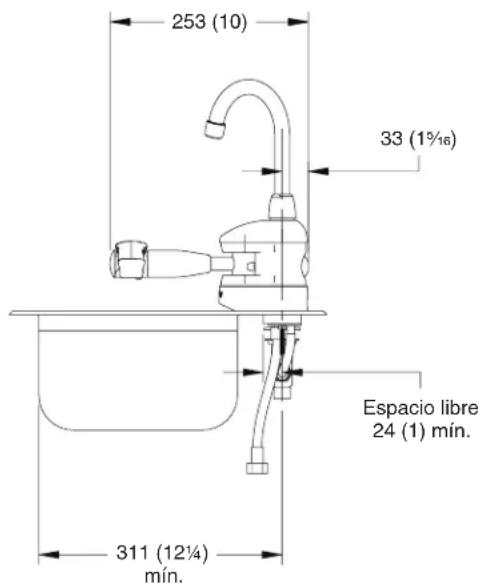 Bradley S19-500 - mm (pulg.) - 2